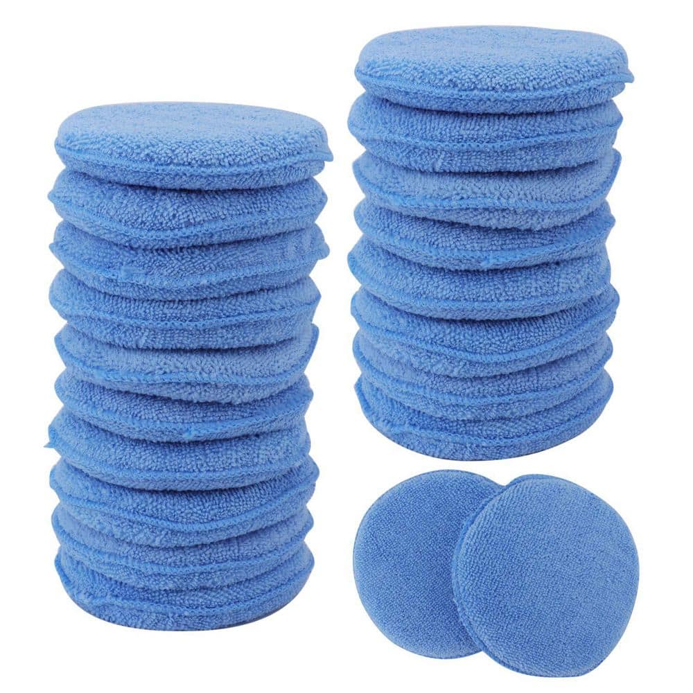 5 Inch Microfiber Foam Applicator Pads with Double Stitched Edges for Car Waxing and Polishing 20-Pack price history on PriceWatchPro
