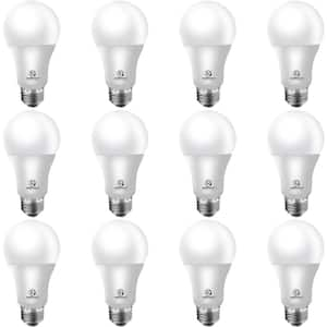 75-Watt Equivalent A19 LED Light Bulb Non-Dimmable 1200lm E26 Medium Base 5000K Daylight (12-Pack)