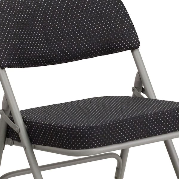 Flash Furniture Hercules Metal Folding Chair Black