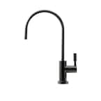Single-Handle Beverage Faucet Lead Free Non-Air Gap in Gloss Black