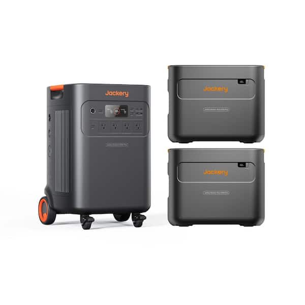 7200W/14400W Push Button Start Solar Generator Explorer 5000 Plus with 2-Pieces Battery Pack