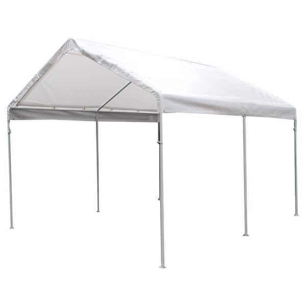 King Canopy 10 ft. W x 13 ft. D White Drawstring Cover