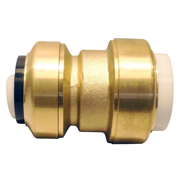 Tectite 1 in. IPS x 1 in. CTS Brass Push-to-Connect Conversion Coupling