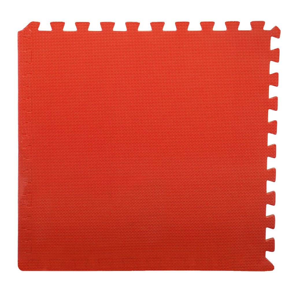 Multicolor EVA Foam Interlocking Floor Tiles, 16-Pack, 24" x 24"