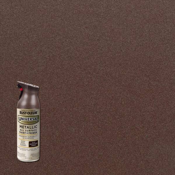 Rust-Oleum Universal 11 oz. All Surface Metallic Burnished Amber Spray Paint and Primer in One