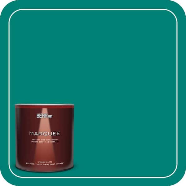 BEHR MARQUEE 1 qt. Home Decorators Collection #HDC-WR14-9 Green Garlands Matte Interior Paint & Primer