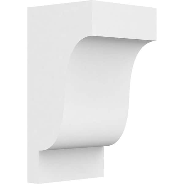 Ekena Millwork 5 in. x 10 in. x 5 in. Standard Newport Architectural Grade PVC Corbel