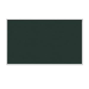 2 x 3 ft.  Vinyl Bulletin Board, Satin Aluminum Frame, Ebony