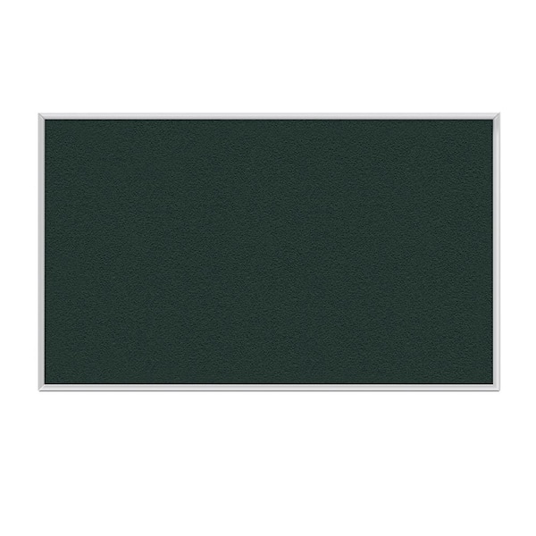 ghent 2 x 3 ft. Vinyl Bulletin Board, Satin Aluminum Frame, Ebony