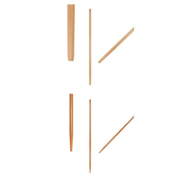 47 in. Shovel Handle (1.42 in. Diameter) and 57 in. Tapered Utility Handle (1.13 in. Diameter) Combo