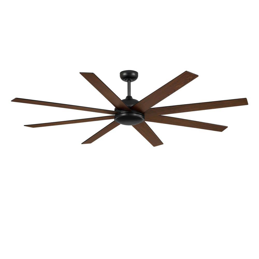 72 in. Black Large Modern Indoor/Outdoor Fandelier Ceiling Fan with Remote and DC Motor price history on PriceWatchPro