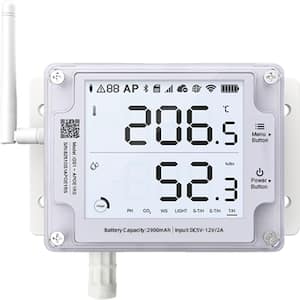 Outdoor/Indoor Thermometer Hygrometer Humidity Meter Thermometers  Temperature Humidity Gauge Meter with Celsius/Fahrenheit (℃/℉) for Patio  Field