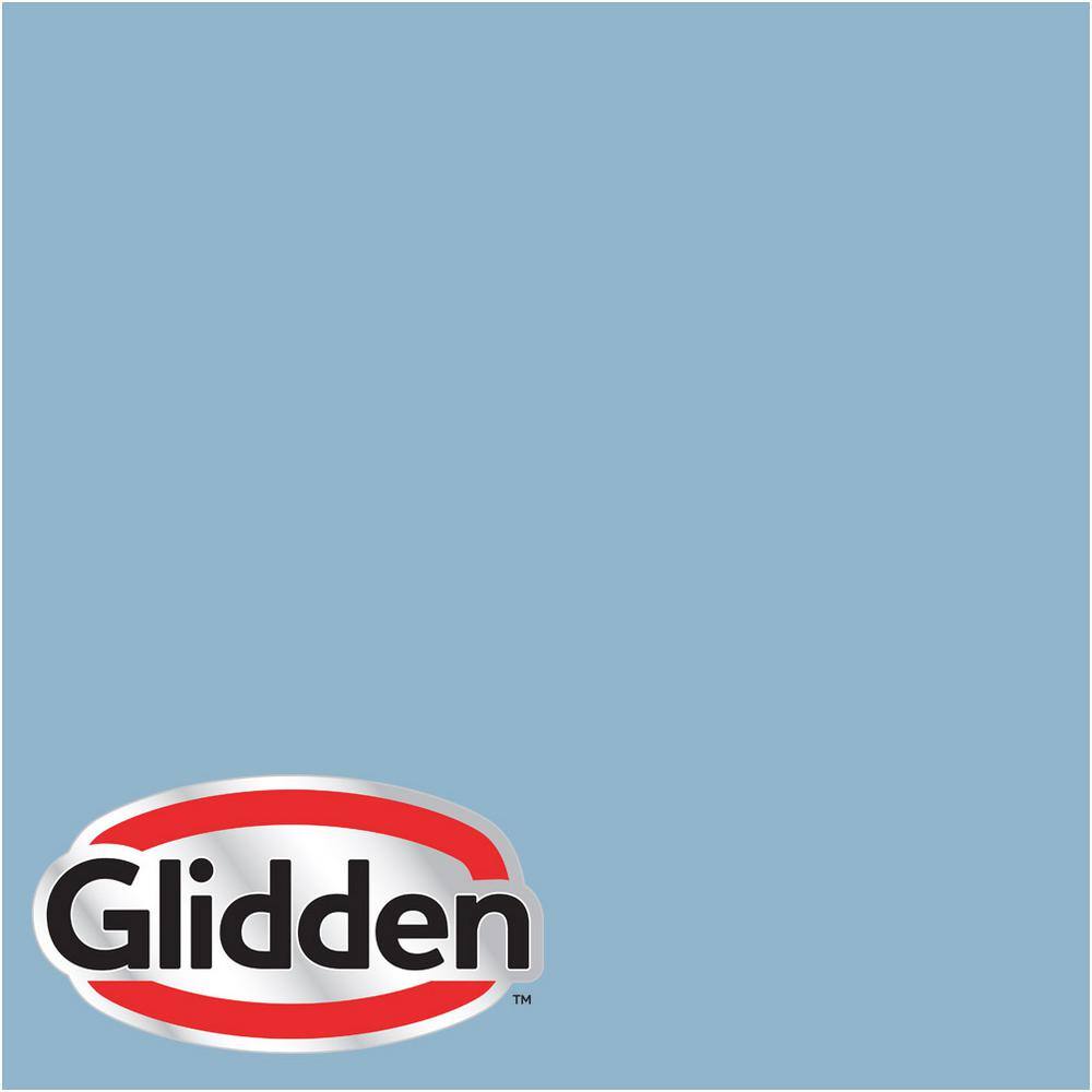 Glidden Premium 1 Gal Hdgb59u Baby Blue Eyes Semi Gloss Latex Exterior Paint Hdgb59upx 01s The Home Depot