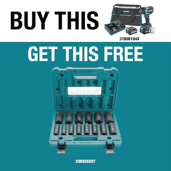 40V max XGT Brushless Cordless 4-Speed Mid-Torque 1/2 in. Impact Wrench Kit w/Detent Anvil, 2.5Ah