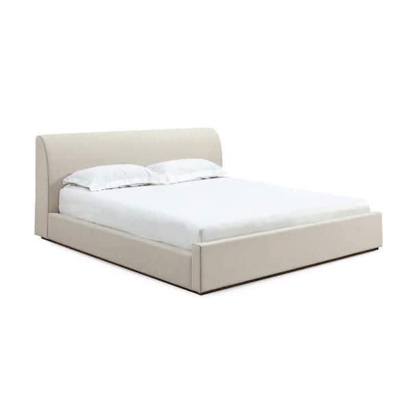 Benjara Reza Brown Wood Frame Full Size Platform Bed