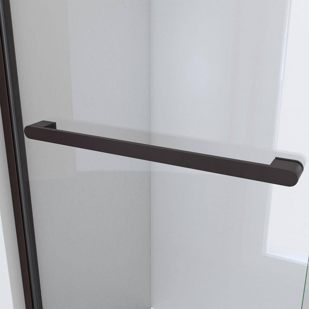 Charisma-X Oil Rubbed Bronze Frameless Sliding Shower Door