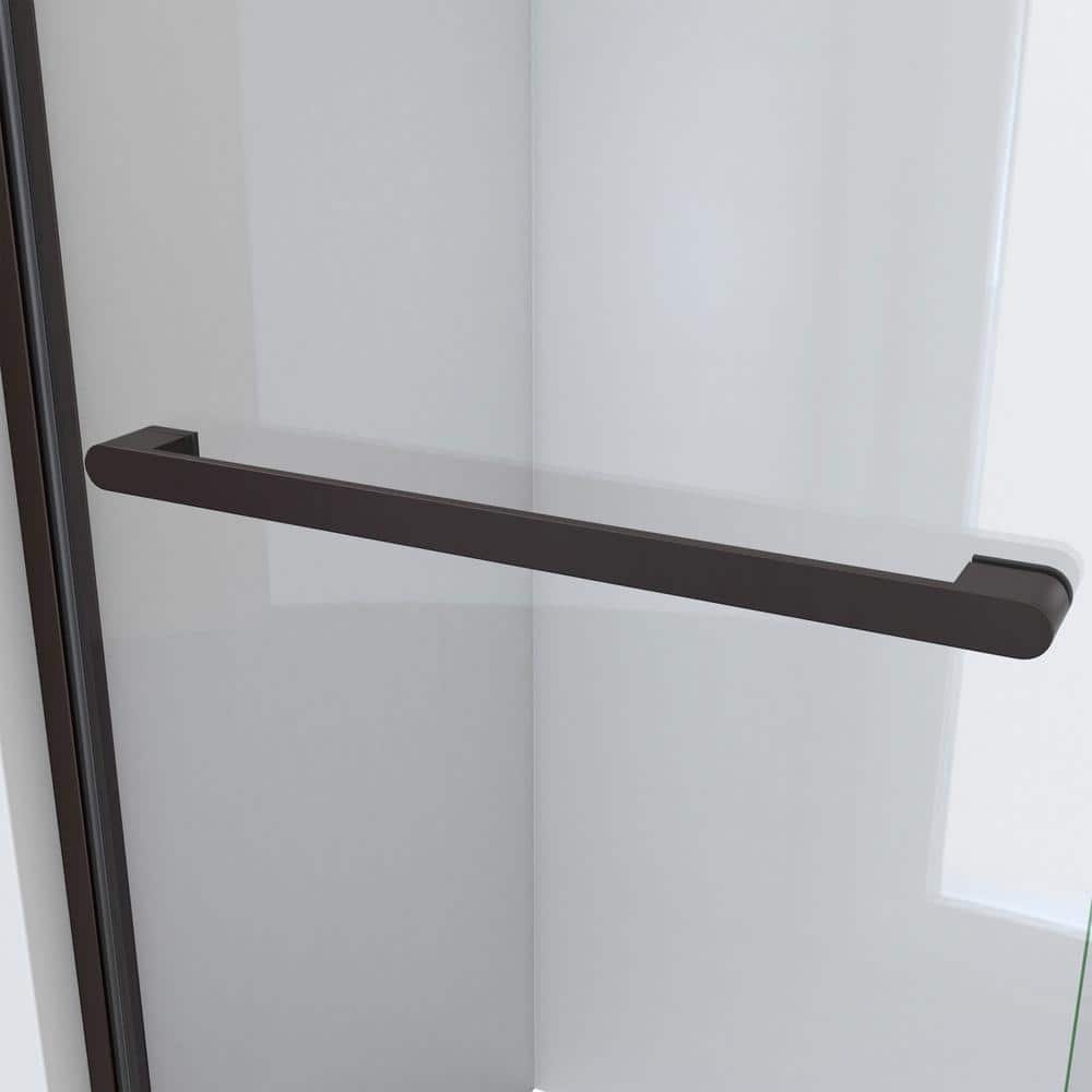 Charisma-X Oil Rubbed Bronze Frameless Sliding Shower Door