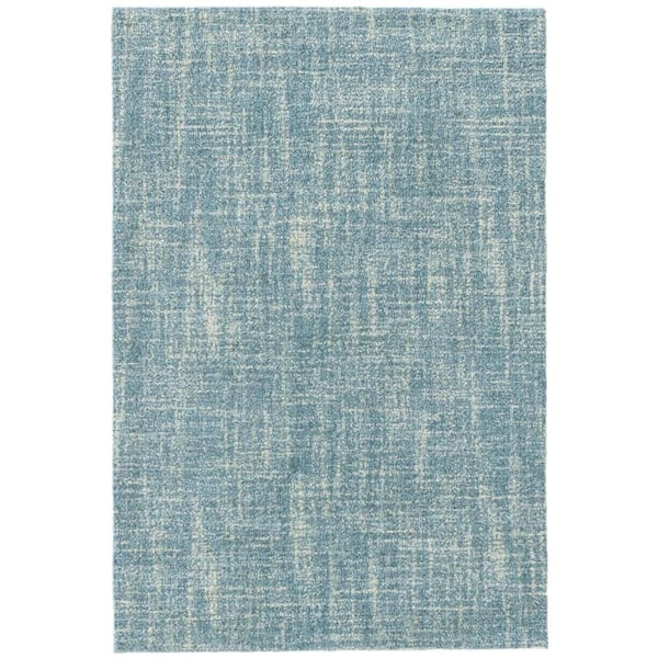 Crosshatch Hand Micro Hooked Wool Aegean 10 ft. x 14 ft. Indoor Area Rug