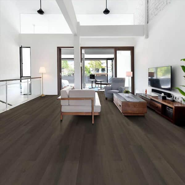 Acadia Antico 8 MIL x 7 in. W x 48 in. L Water Resistant Glue Down Vinyl Plank Flooring (34.98 sq. ft./ case )