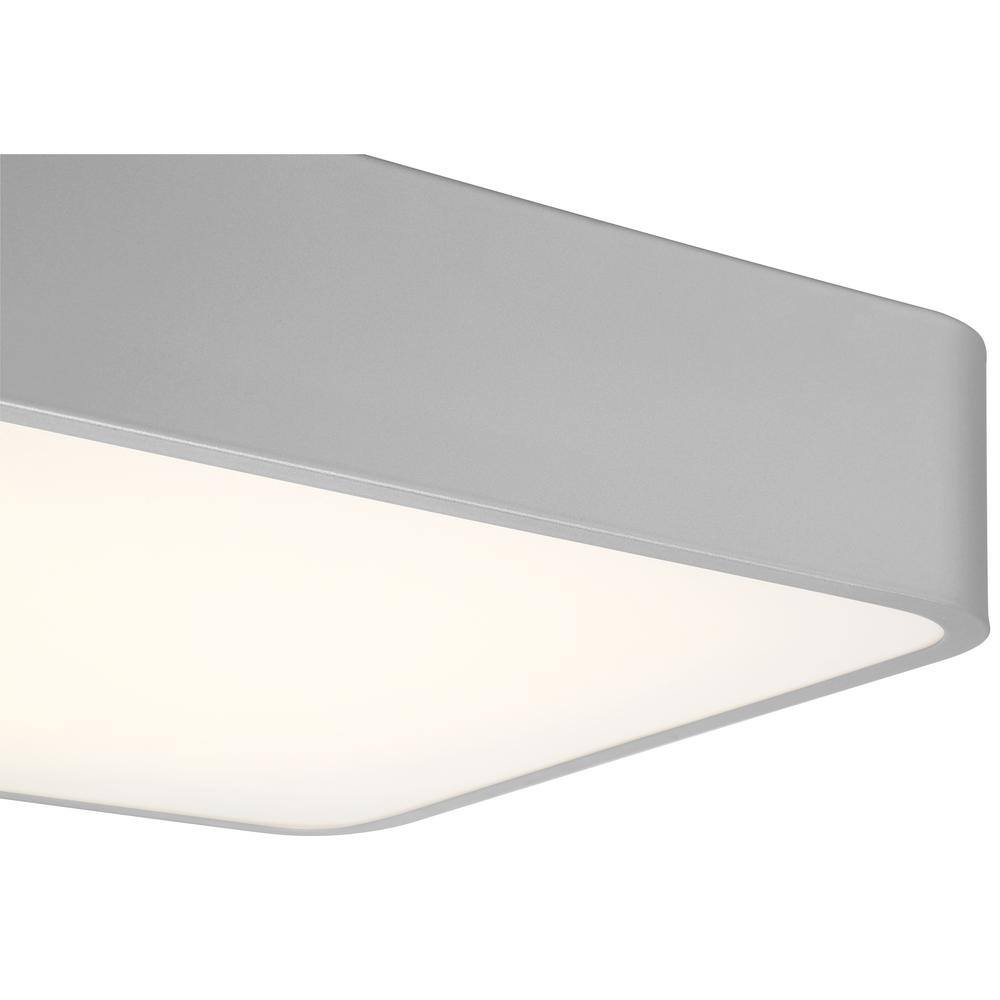 Granada Satin Finish 12" Square LED Flush Mount Ceiling Light