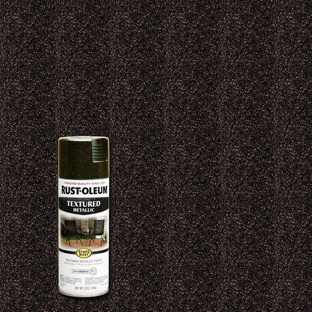 Rust-Oleum 12 oz. Mineral Brown Stone Textured Finish Spray Paint 342731 -  The Home Depot