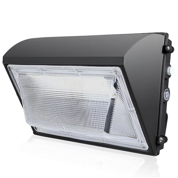 KOAOEIRS 120° Bronze 800 Watt Equivalent Outdoor Integrated LED Wall Pack Light 5000K LED Security Flood Lights 15600 Lumens
