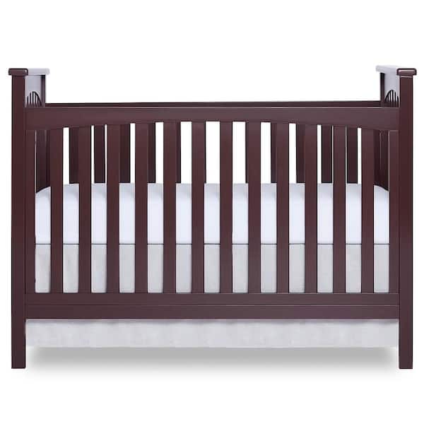 Dream On Me Cape Town Dark Brown 5 In 1 Convertible Crib 729 Chcl The Home Depot