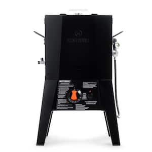 16 Quart Propane Fryer with Thermostat Control in Black