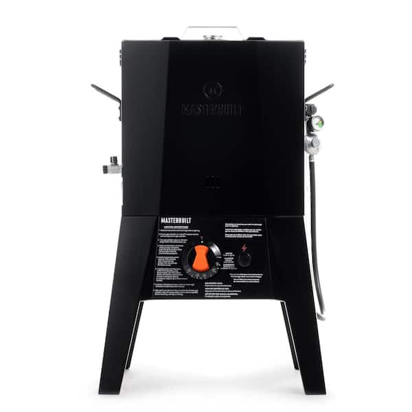 Masterbuilt 16 Quart Propane Fryer with Thermostat Control in Black