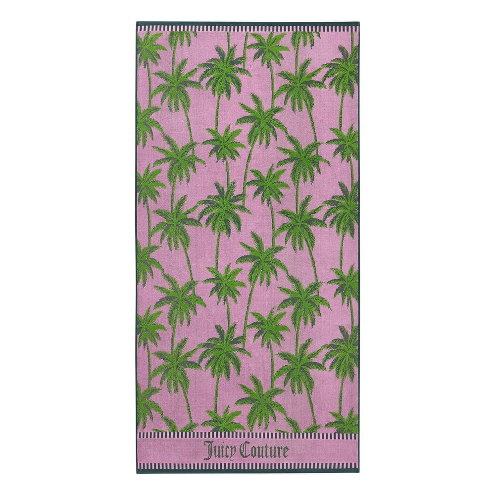 JUICY COUTURE Juicy Palm Trees Pink/Green Floral Cotton