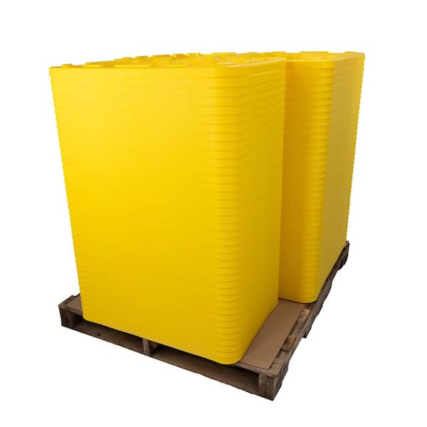 HDX 27 gal. Tough Tote Yellow Replacement Lid-108 Pack