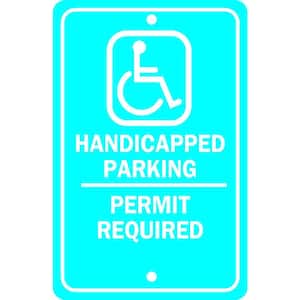 18 in. x 12 in. Aluminum Handicapped Sign