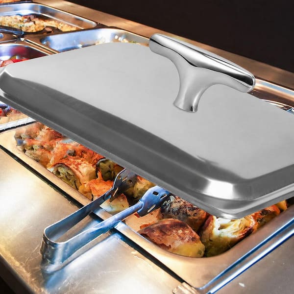 KHKFY Stainless Steel Chafing Dish Lid Handle with Flip Cover 6.3