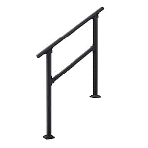 2.75 ft. Metal Handrail for 0-3 Steps (1-Pack)