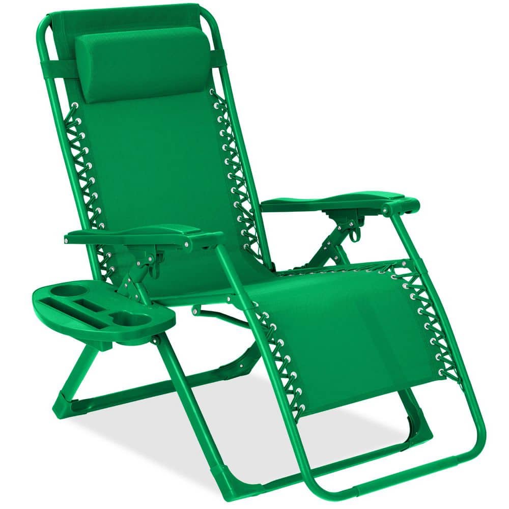 Basil Metal Zero Gravity Folding Beach Chair and Patio Recliner with Side Tray and Headrest price history on PriceWatchPro