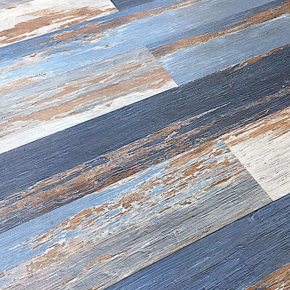 Hydrostop Old Blue Sea 6.5 mm-22 MIL x 9 in. W x 60 in. L Waterproof Click Luxury Vinyl Flooring (22.44 sq. ft./case) price history on PriceWatchPro