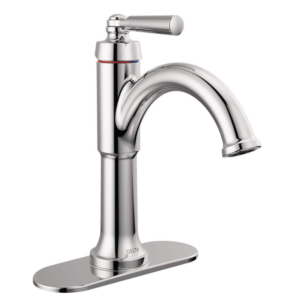 Saylor Polished Chrome Single Handle Bathroom Faucet