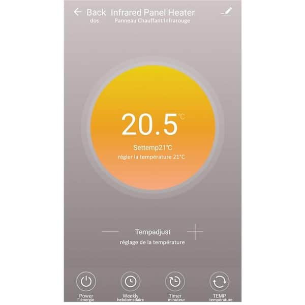 Wexstar EWT-009US Plug-In Thermostat with Wi-Fi Capability & Smart Phone Connection