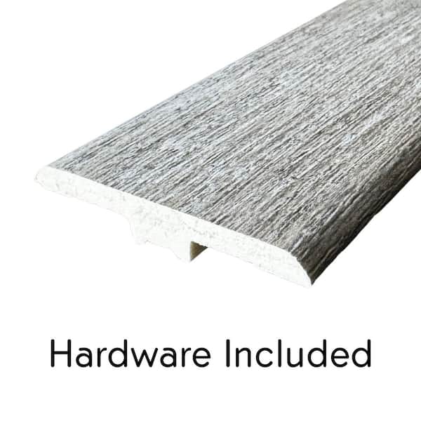 Deco Products Hydrostop Oceancrest Bloom 0.2 in. T x 1.8 in. W x 94 in. L Waterproof PVC T-Molding