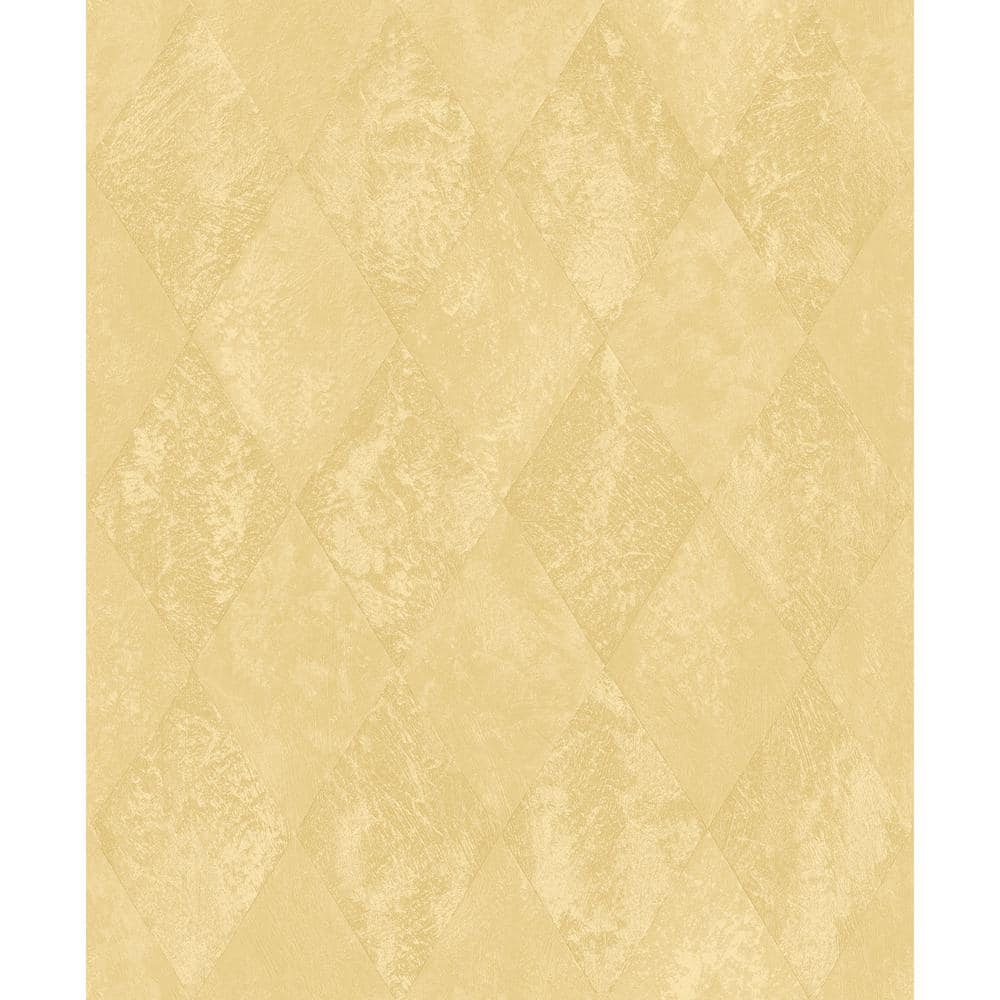 Ambiance Ochre Metallic Textured Harlequin Vinyl Non-Pasted Wallpaper (Cove