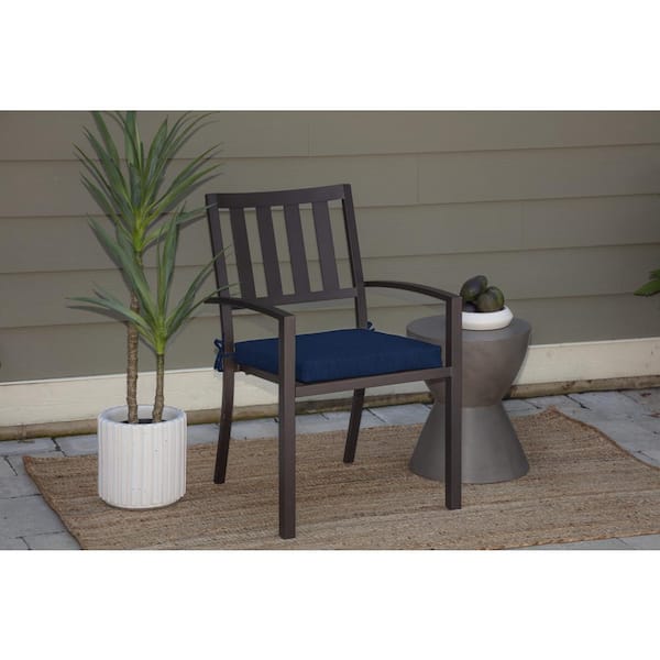 Home Decorators Collection Woodbury 18 X Sunbrella Spectrum Indigo Outdoor Dining Chair Cushion 2 Pack Ah27467b D9d2 The Depot Home Decorators Collection Woodbury 18, Sunbrella Outdoor Wrought Iron Chair Cushion