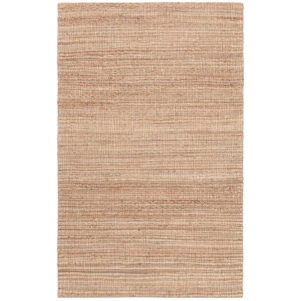 SAFAVIEH Cape Cod Natural Doormat 3 ft. x 5 ft. Solid Striped Area Rug