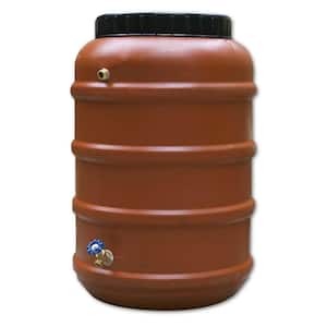 Drum Water Container Rain Barrels Removable Lid  35 Gallon Food Grade Barrels 