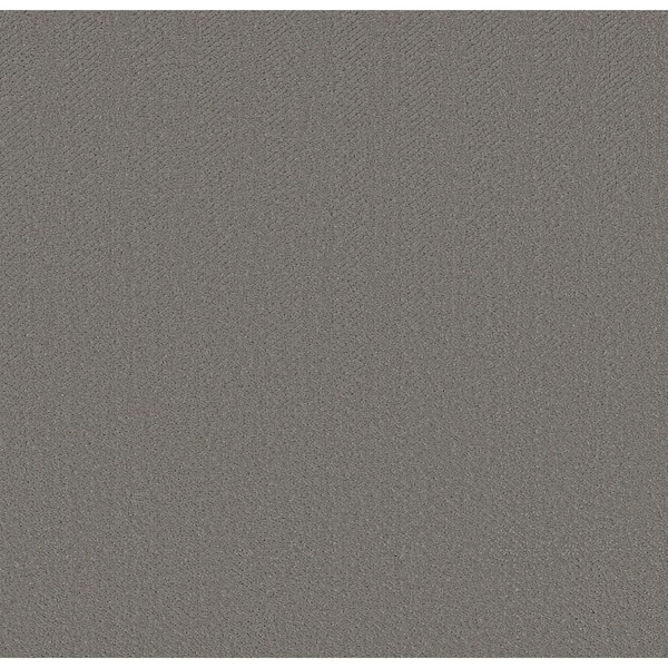 Lifeproof Calliope - Color Pewter - 33 oz SD Polyester Pattern Gray Installed Carpet