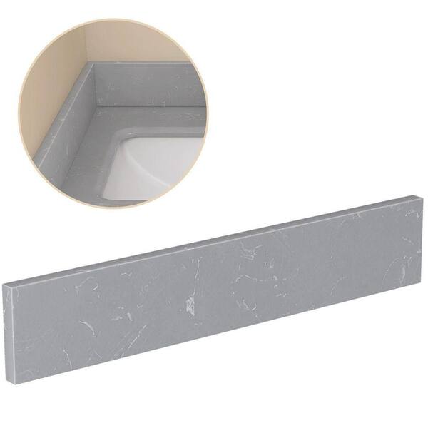 NTQ Gudt 21 in. Engineered Stone Vanity Sidesplash Bathroom Vanity