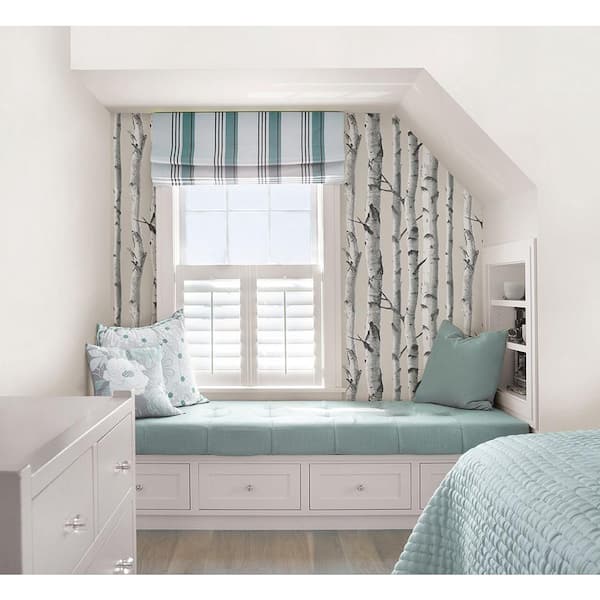 Birch Tree Vinyl Peel & Stick Wallpaper Roll (Covers 30.75 Sq. Ft.)