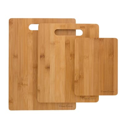 3-Piece Wooden Cutting Board Set
