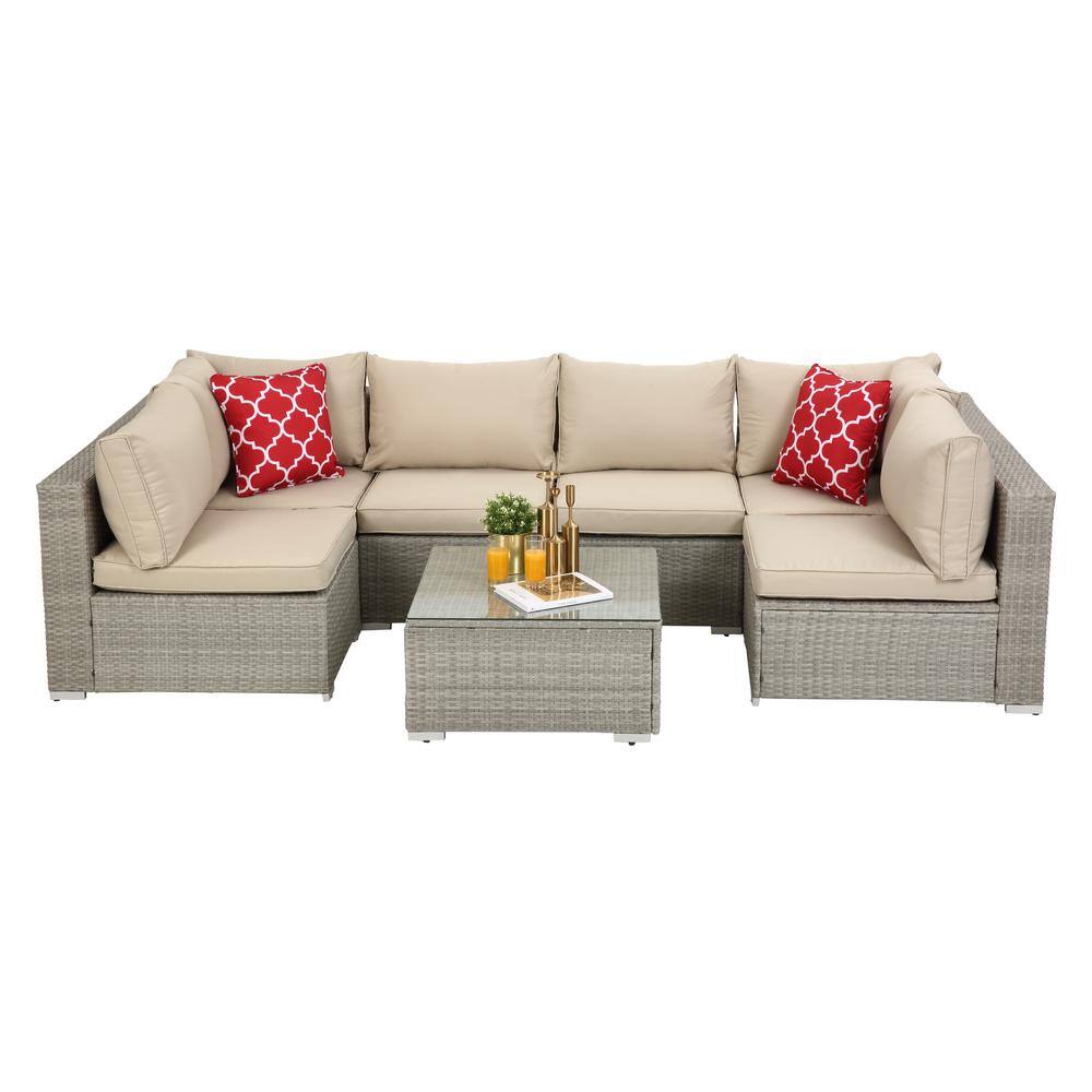 kenwick 7 piece sectional