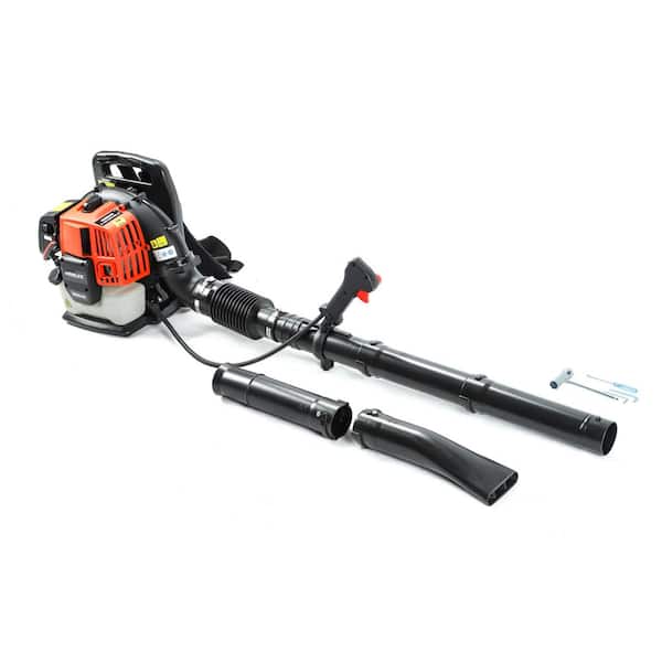 43 cc 181 mph 441 CFM 2-Stroke Backpack Gas Powered Leaf Blower with Ergonomic Design and Low Vibration
