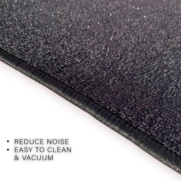 Solid Black 31 in. W x 33 ft. L Runner Rug/Stair Runner 85.8 sq. ft.